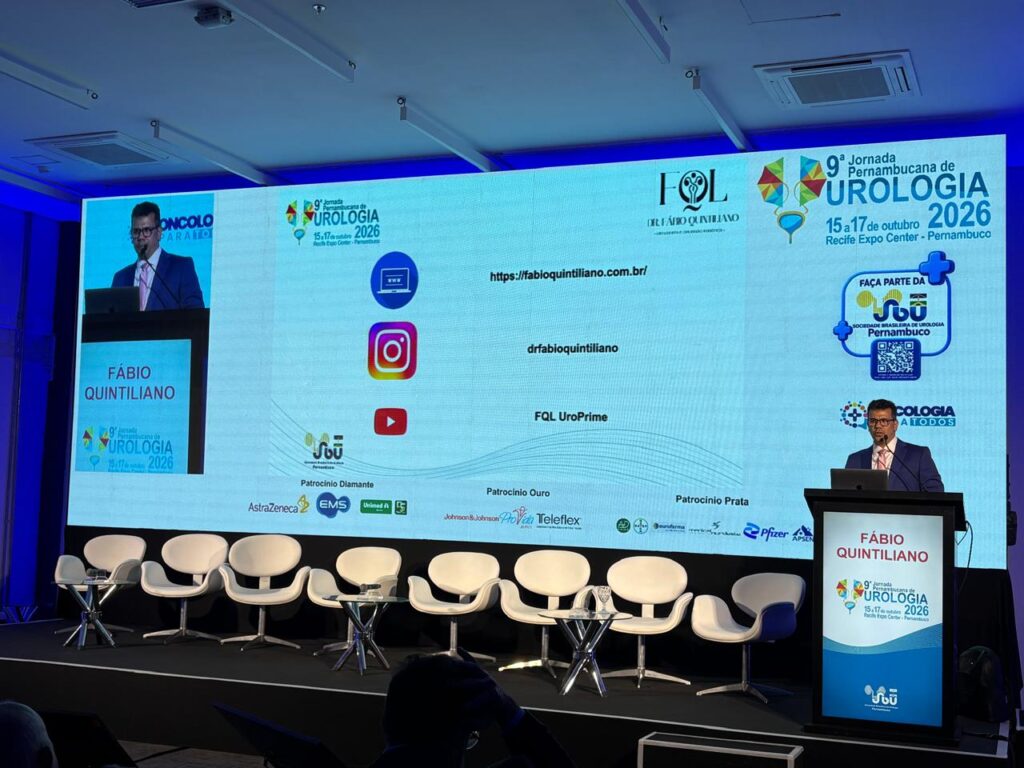 Dr. Fábio Quintiliano participa da 9ª Jornada Pernambucana de Urologia com apresentação sobre cirurgia robótica infantil